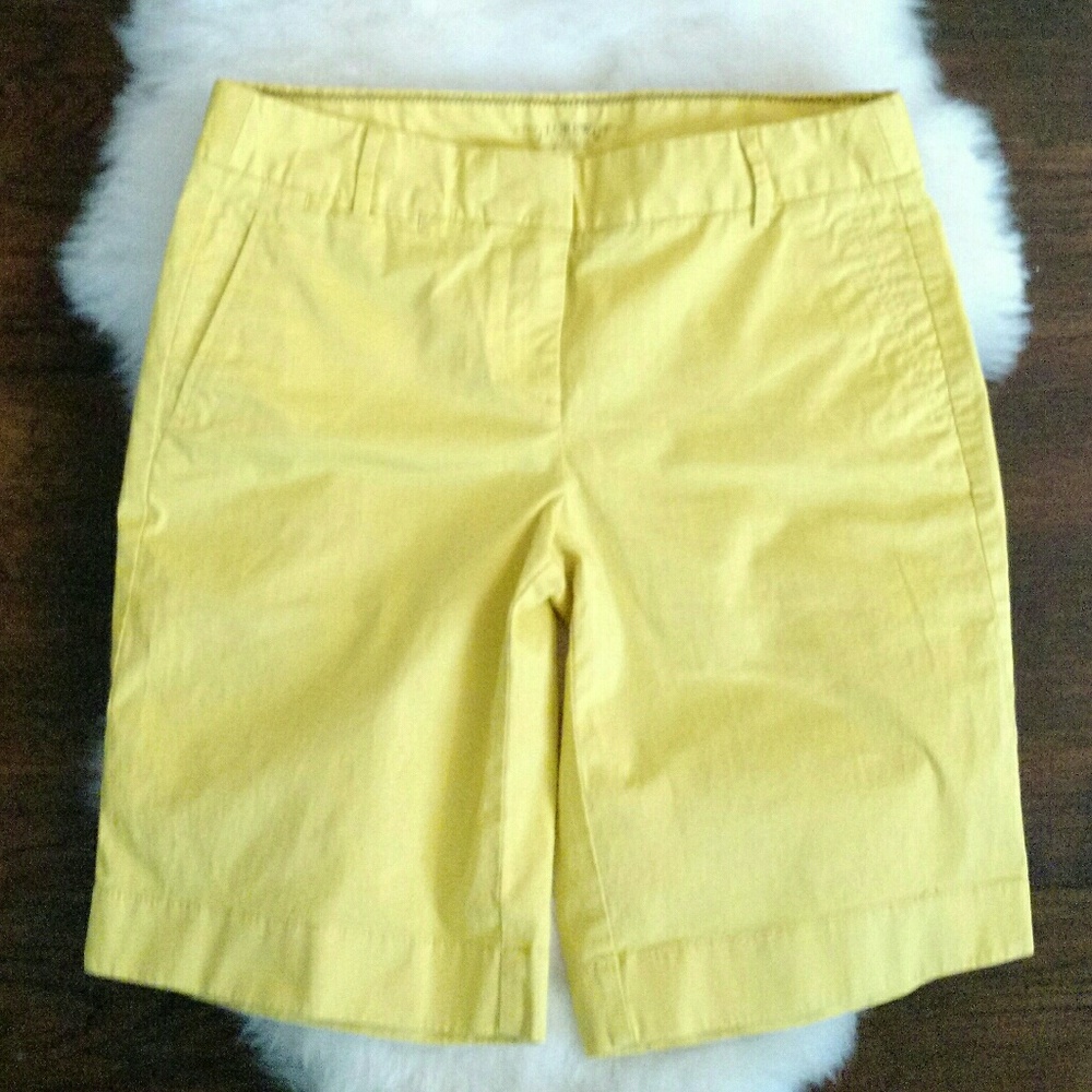 J Crew Stretch Summer Weight Chino Bermuda Shorts